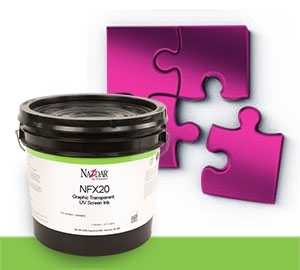 NAZDAR NFX26 GRAPHIC TRANSPARENT GREEN UV SCREEN INK